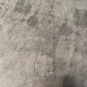 Silver Knot Necklace